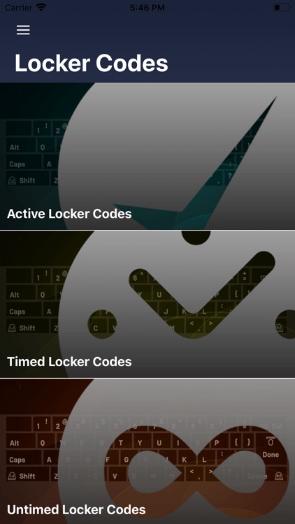 Locker Codes