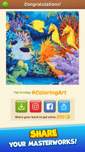 Cross Stitch: Coloring Art screenshot 5