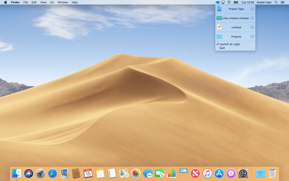 #1. Menu bar Launcher (macOS) 由: Pawan Dixit