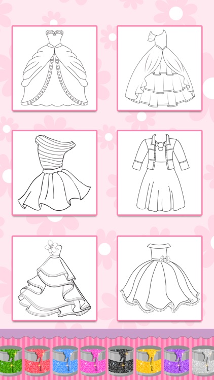Dress up Coloring Book 2+