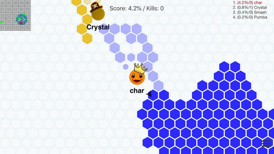 #3. Hexa.io - Online paper draw it (iOS) 由: Mikhail Prysiazhniy