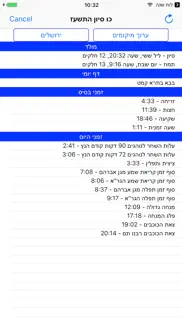 esh luach אש לוח שנה iphone screenshot 3