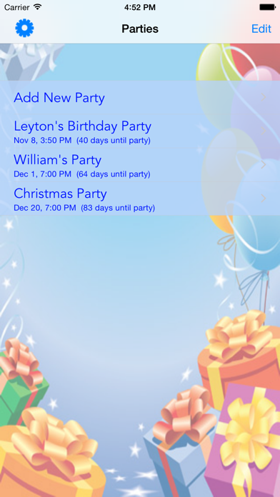 iParty Screenshot