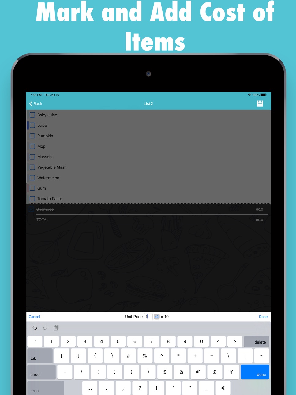 iPad screenshot