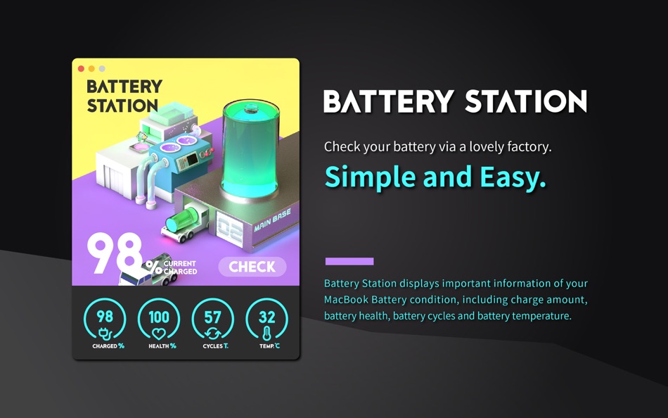 #1. battery station (macOS) 由: 晓栋 周