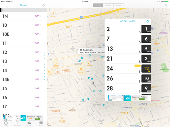 Screenshot #4 pour SG Buses - Bus Arrival Times