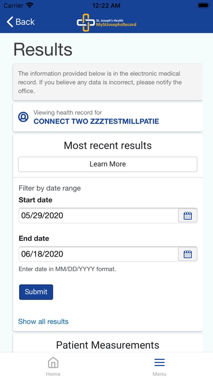 My St. Joseph’s Record
