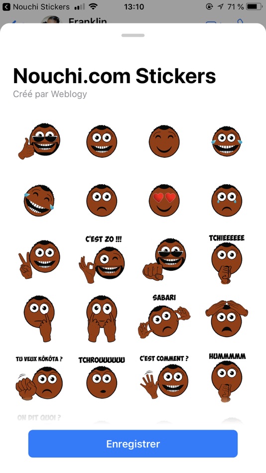 #2. Nouchi.com Stickers (iOS) By: Weblogy