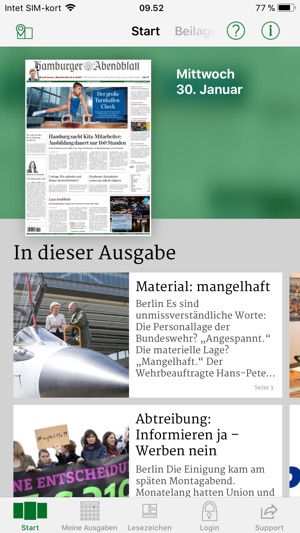 Hamburger Abendblatt – E-Paper(圖1)-速報App