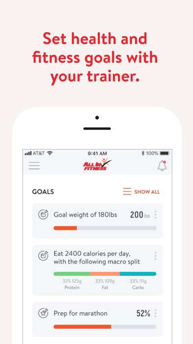 All IN Fitness Online Screenshot