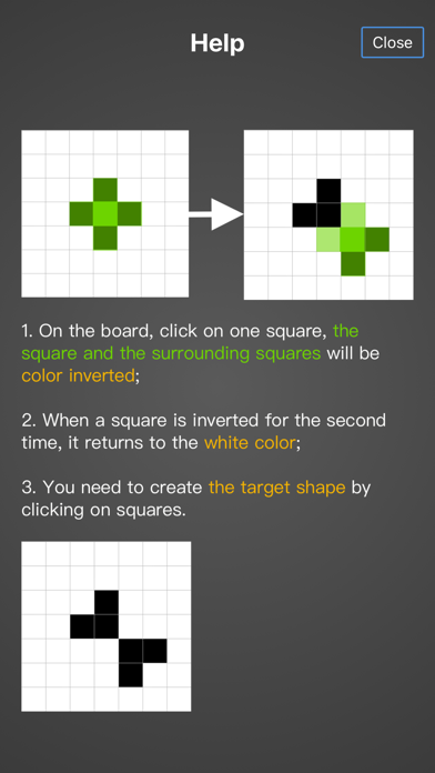 Black White Puzzle Screenshot