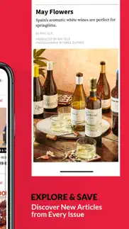 food & wine iphone screenshot 3