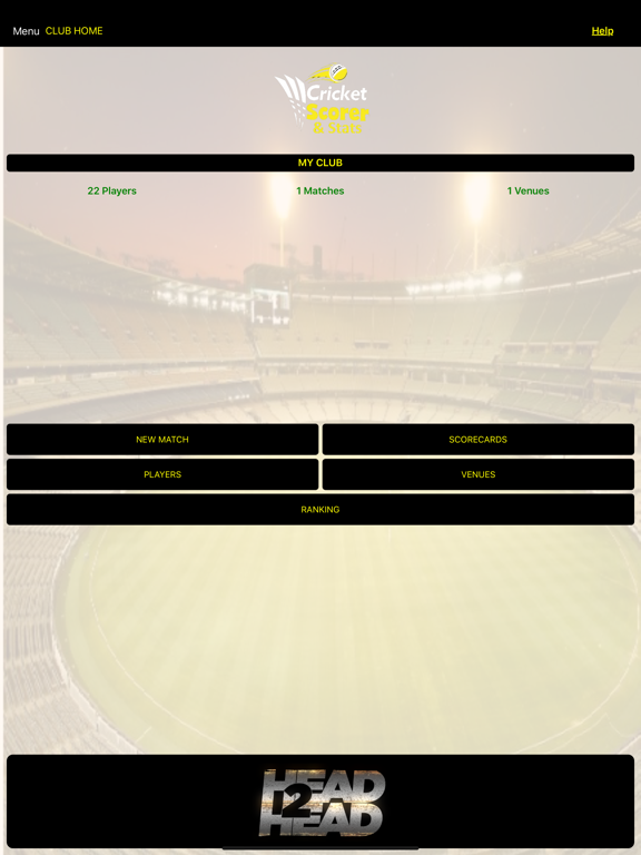 Cricket Scorer Stats iPad screenshot 3 - Sports app