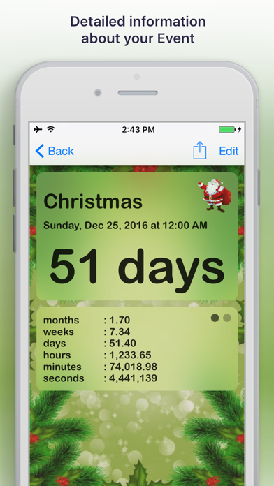 Screenshot #2 pour Reminder & Countdown Pro