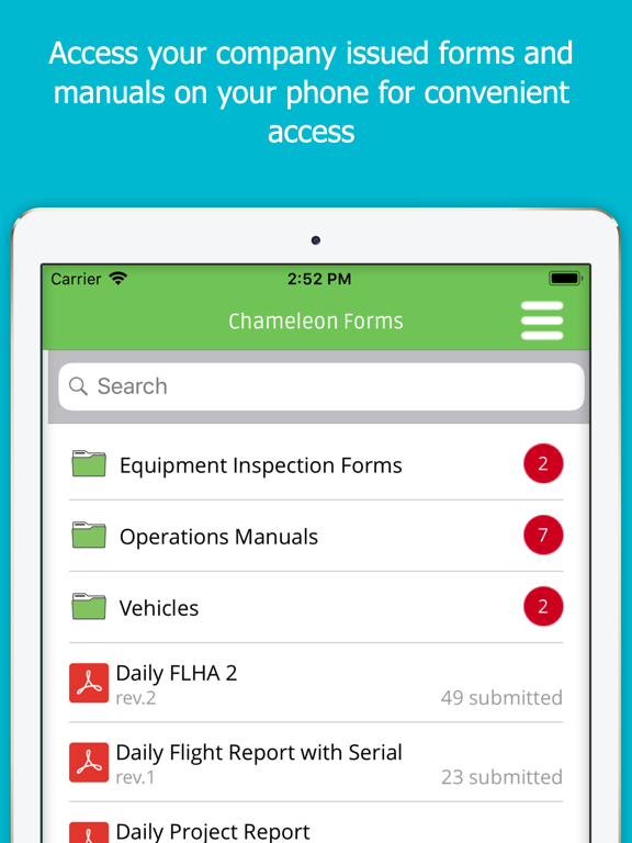 Screenshot #4 pour Chameleon Forms App
