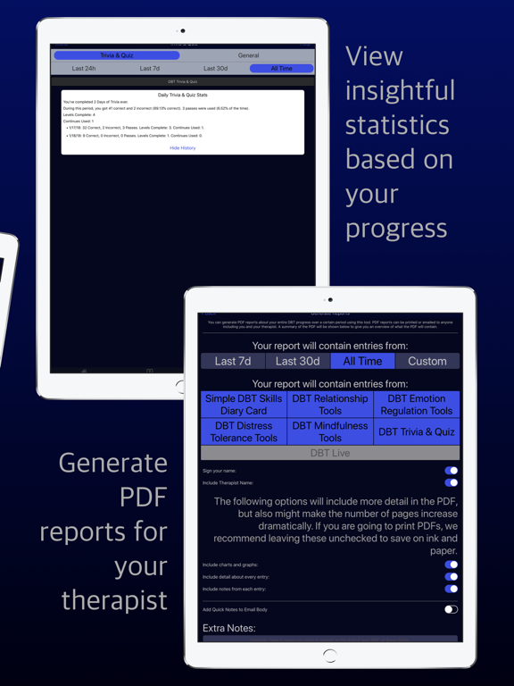 DBT Trivia & Quiz iPad screenshot 9 - Health & Fitness app