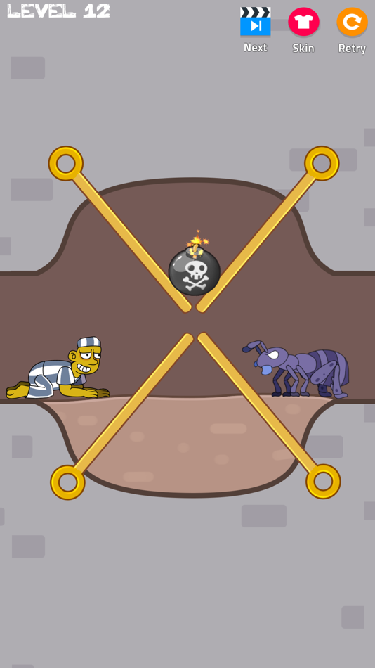 #1. Prison Escape: Pull Pin Puzzle (iOS) By: OVIVO Games