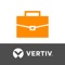 This app provides information about Vertiv's EMEA products, services, and solutions for sales professionals and requires a login to be provided by Vertiv