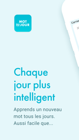 Mot du jour — Daily French app screenshot