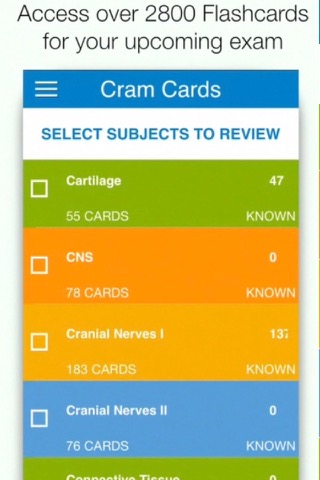 Anatomy & Histology Cram Cardsのおすすめ画像1