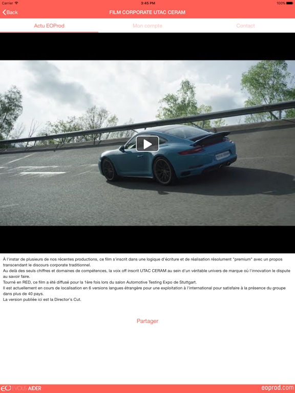 Screenshot #5 pour EOProd Mobile