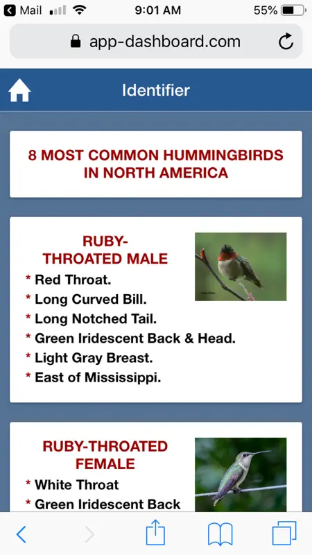 Hummingbird Tracker screenshot 6 of 8