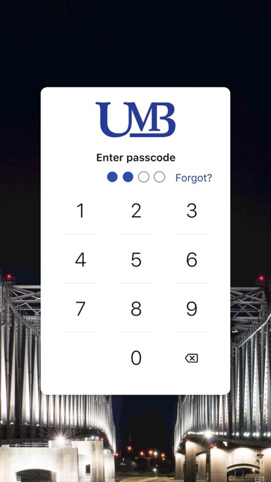 United Mississippi Bank Screenshot