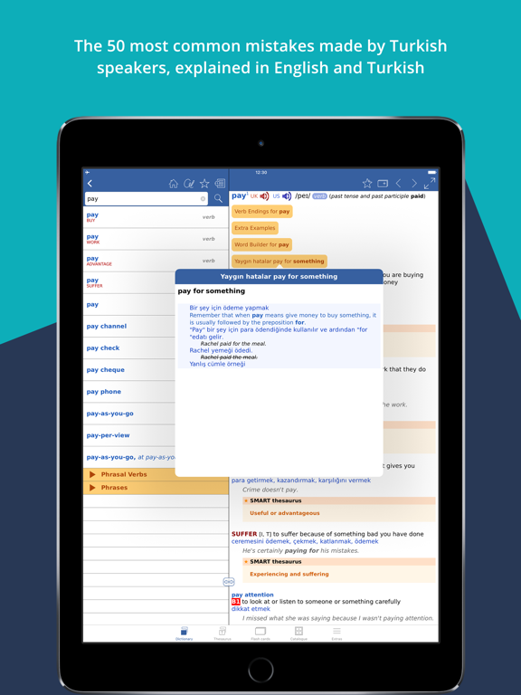 Cambridge English–Turkish iPad screenshot 5 - Reference app