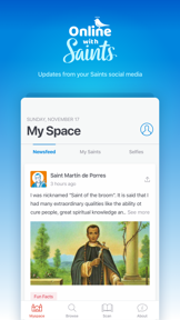 Online with Saints screenshot
