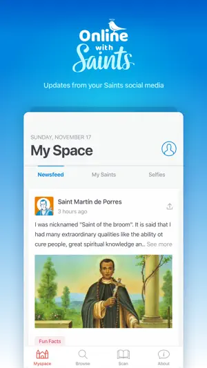 Online with Saints screenshot 1