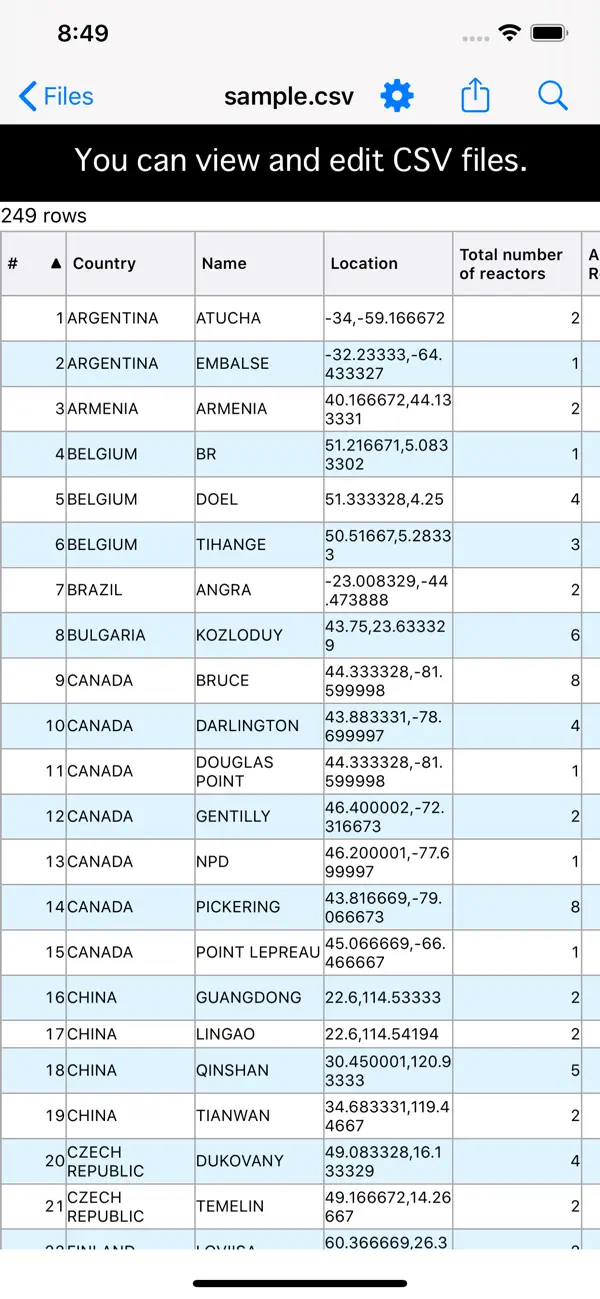 #1. CSVReader (iOS) Door: Motoki Takahashi