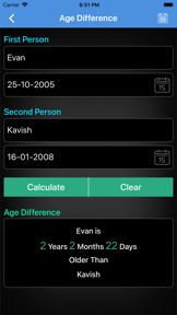 Age Calculator ++ screenshot