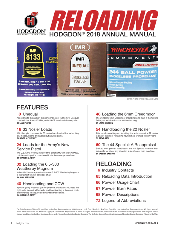 Hodgdon Reloading Manual screenshot 4