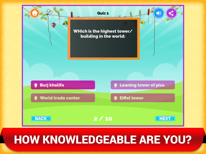 General Knowledge Quiz IQ Game