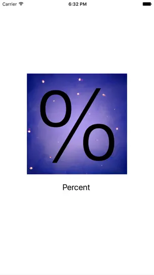 Captura de pantalla de Prozent % en iPhone 5