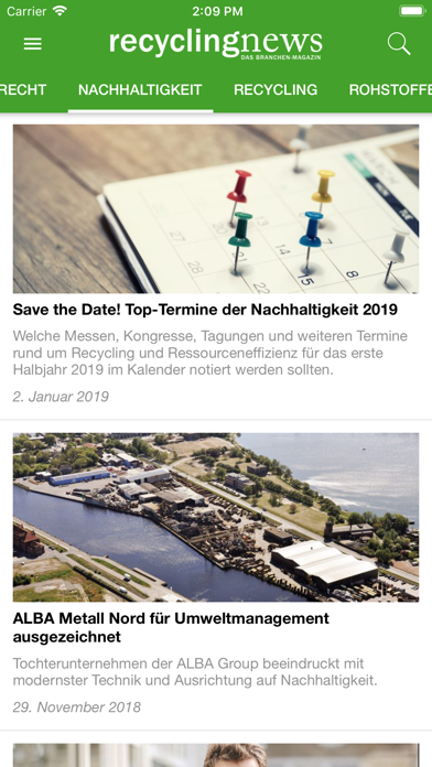 recyclingnews Screenshot