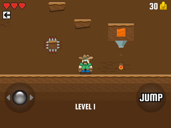 Screenshot #5 pour Cowboy Gold RoundUp Platformer