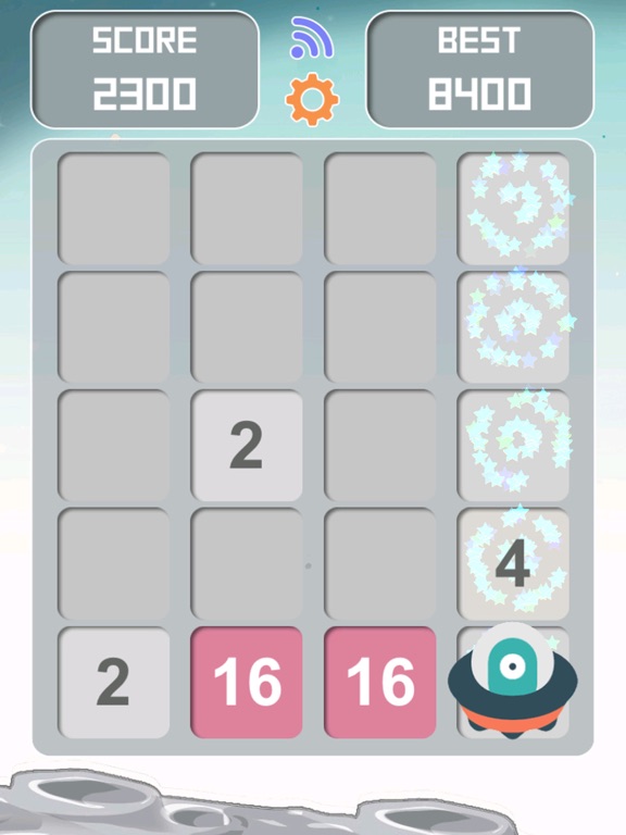Screenshot #5 pour 2048 UFO Lite