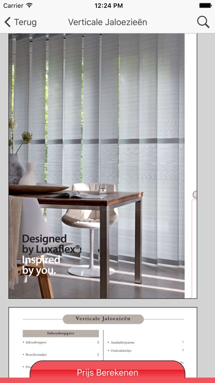 Luxaflex Prijzenboek