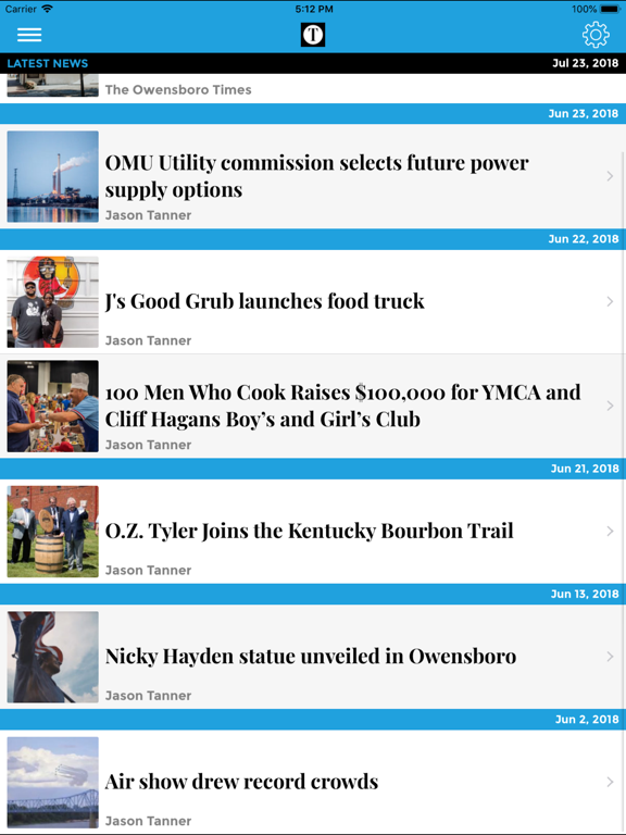 The Owensboro Times iPad screenshot 2 - News app