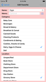 Shopping.List screenshot