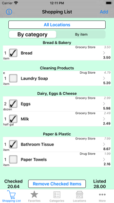 Shopping.List screenshot 1