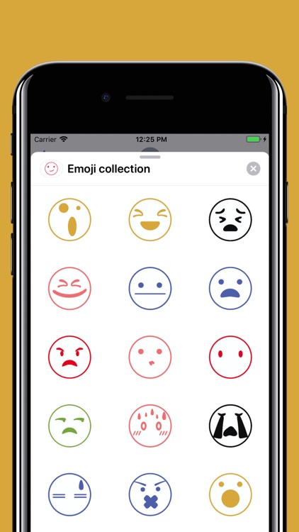 Funny smiley emojis stickers