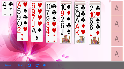 5 Solitaire card games Screenshot