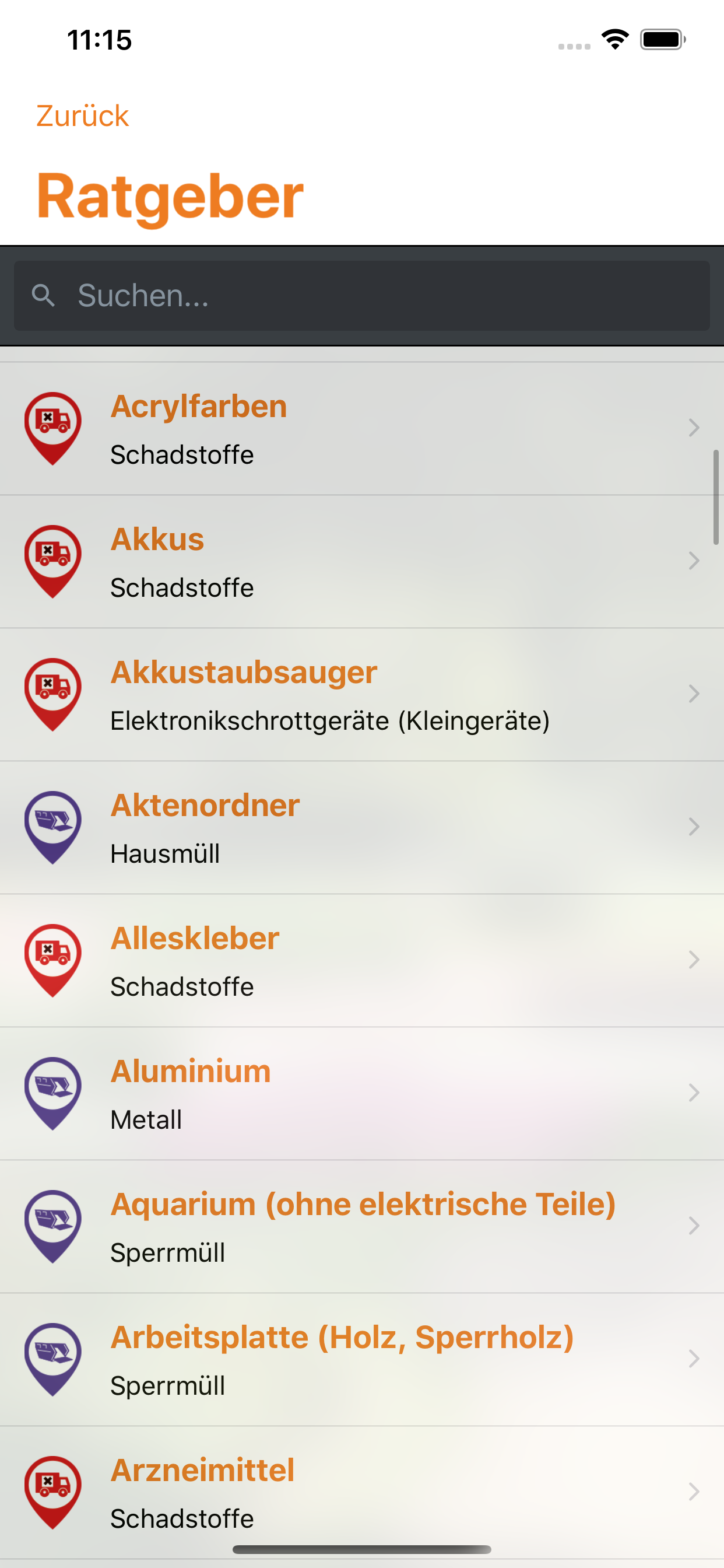 AbfallApp Kreis Pinneberg