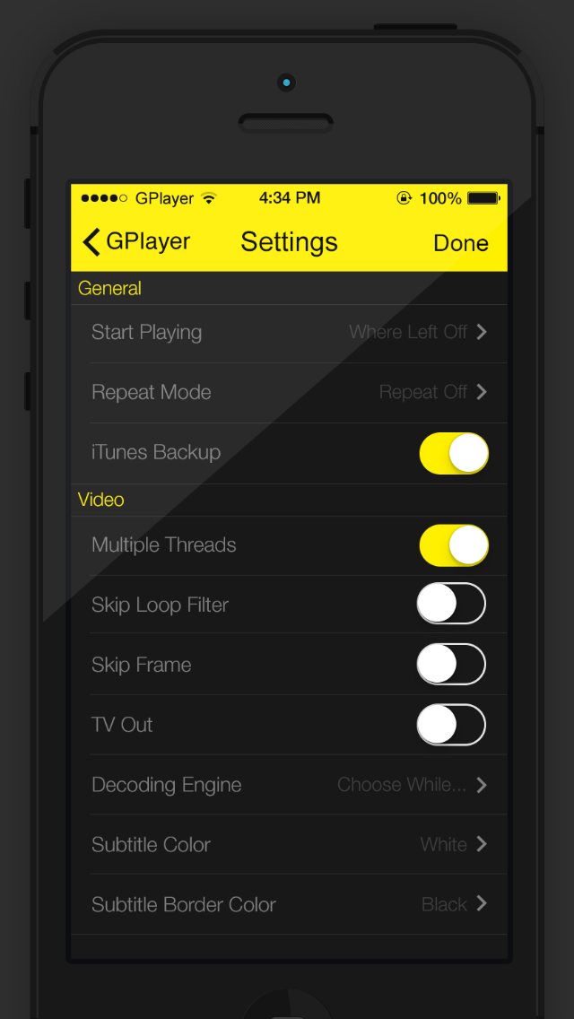 GPlayer - video player screenshot1