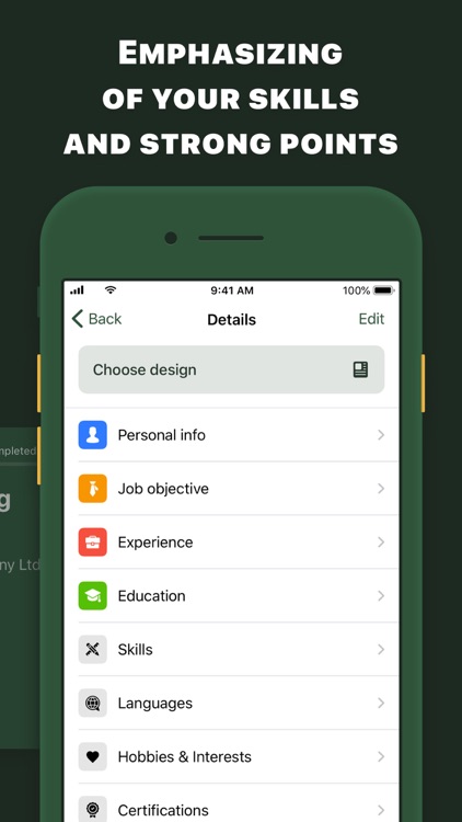 CV Master: Resume Form Builder screenshot-3