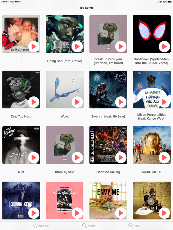 SendTrack iPad screenshot 1 - Music app