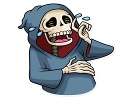 Death Pun Funny Stickers