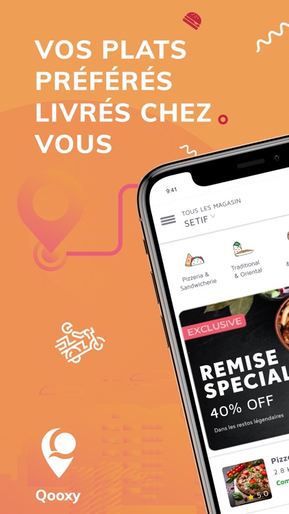 Qooxy : Livraison à domicile